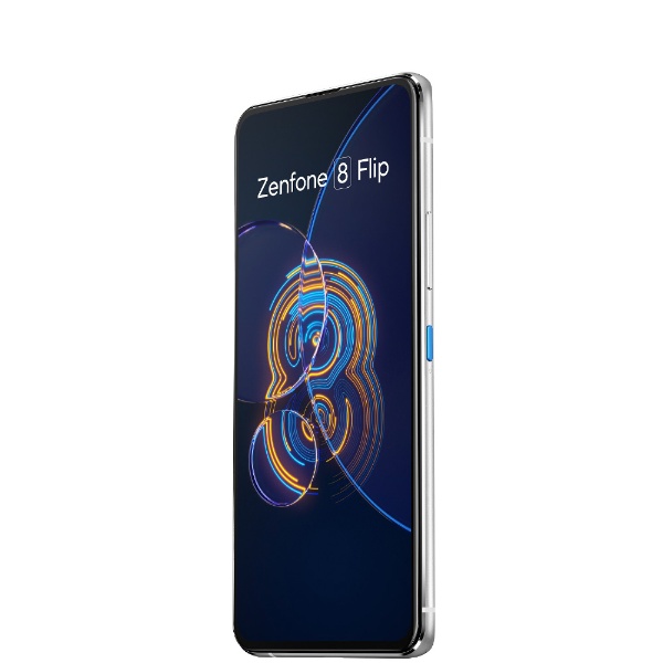 Zenfone 8 Flip グレイシアシルバー「ZS672KS-SL128S8」Snapdragon 888