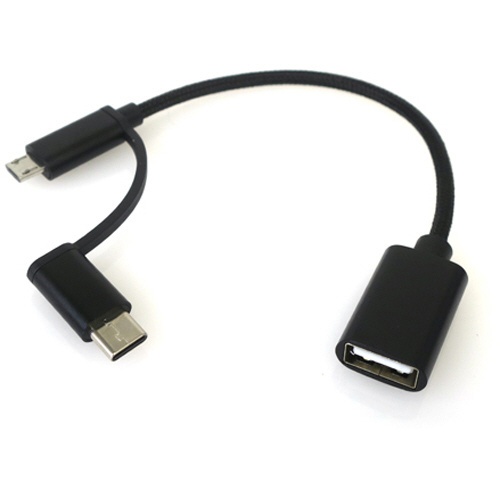 OTG変換ケーブル (micro B-USB Aメス/0.1m) DH-MBAF01 エレコム
