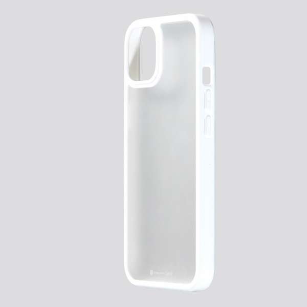 支持iPhone 13 mini的5.4inch半垫子玻璃&TPU复合材料包"Etanze Lite"白DCS-IPEL21SWH_1