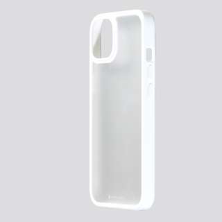 iPhone 13 mini対応 5.4inch ハーフマットガラス＆TPU複合素材ケース「Etanze Lite」 ホワイト DCS-IPEL21SWH