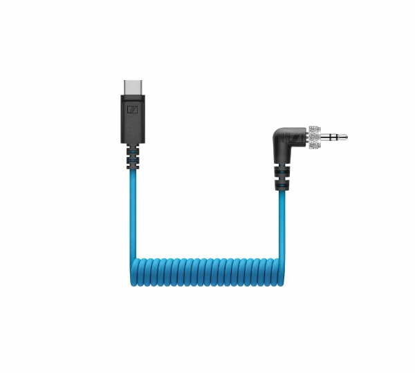 スクリューロック式 3.5 mm TRS - USB-C カールケーブル CL 35 USB-C 509262