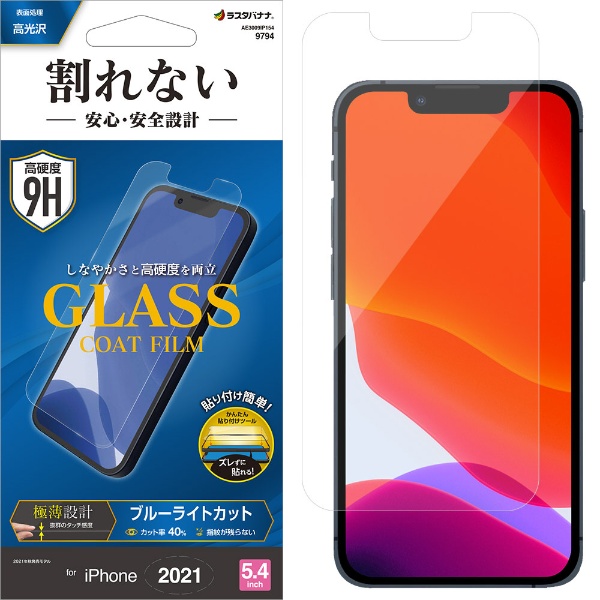 iPhone 13 miniб 5.4inch GLASS coat film BLC ꥢ AE3009IP154