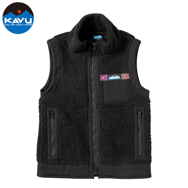 メンズ ボアベスト Boa Vest(Mサイズ/ブラック) 19821105 KAVU｜カブー