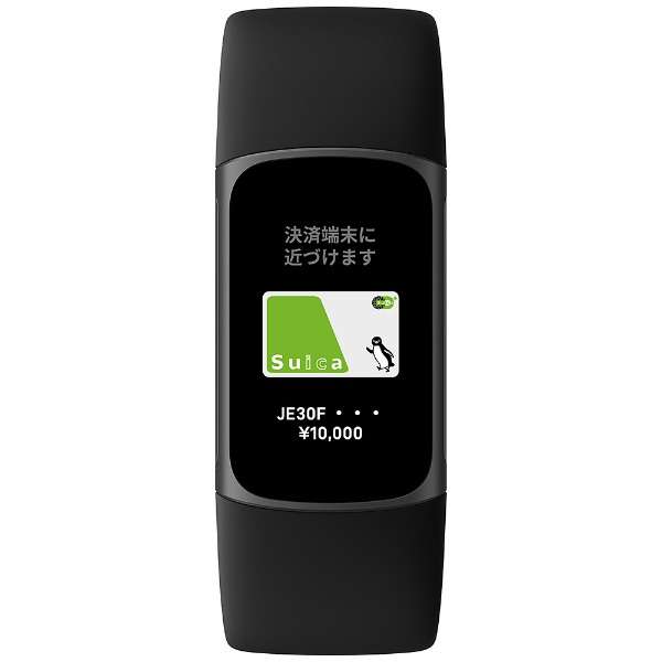 [Suica对应]Fitbit Charge5 ＧＰＳ搭载健身卡车司机L/S尺寸黑色FB421BKBK-FRCJK_2