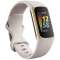 【Suica対応】Fitbit Charge5 GPS搭載フィットネストラッカー L/Sサイズ ルナホワイト FB421GLWT-FRCJK_3