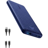 Anker PowerCore Slim 10000 PD 20W blue A1244031 u[ [10000mAh /USB Power DeliveryΉ /2|[g /[d^Cv]