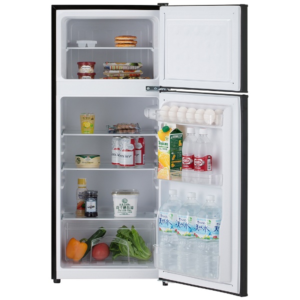 冷蔵庫 ブラック JR-N130B-K [2ドア /右開きタイプ /130L]