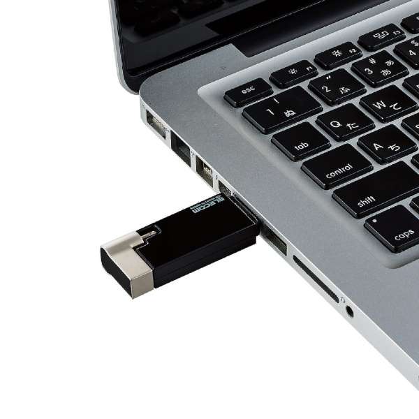 USBメモリ MFi認証(Android/iOS/Mac/Windows11対応) ブラック MF-LGU3B016GBK [16GB /USB TypeA＋USB TypeC＋Lightning /USB3.2 /キャップ式]_9