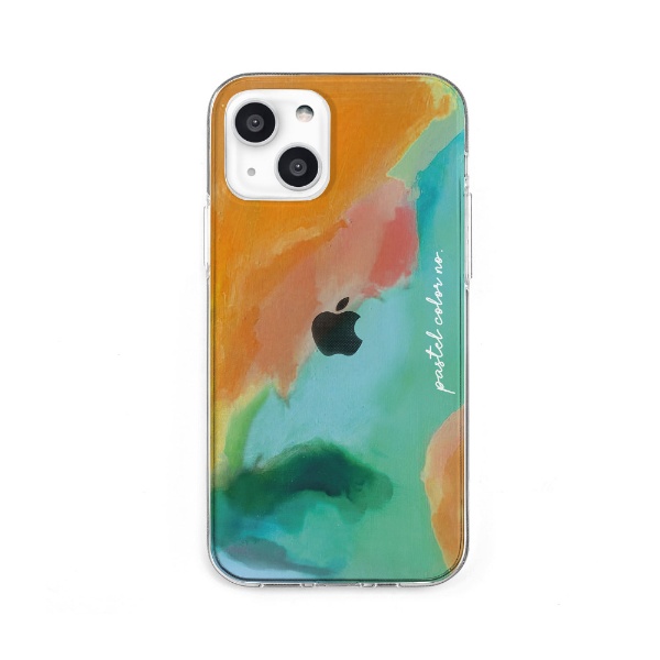 iPhone 13 б 6.1inch 2 եȥꥢ Pastel color OrangeGreen Dparks DS21167i13
