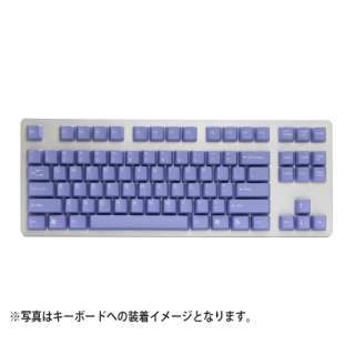 kL[Lbvl pz ABS Double shot Keycap set p[vEF[u th-purple-wave-keycap-set