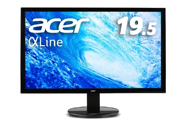 Acer 19.5型ワイド液晶ディスプレイ（非光沢1600x900250cd100000000：15msブラックミニD-Sub 15ピン・D - 1