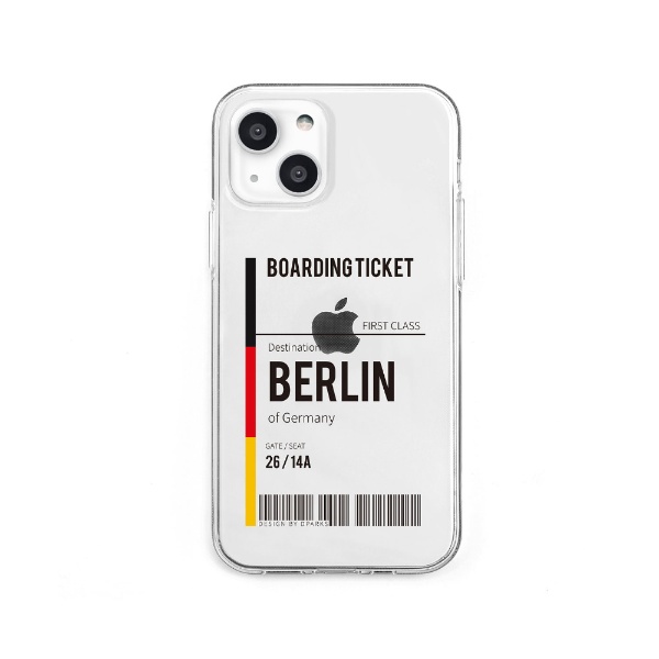 即納 iPhone 13 mini対応 WEB限定 5.4 inch DS21130i13MN berlin ソフトクリアケース Dparks
