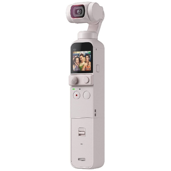EC限定】DJI Pocket Exclusive Combo 3軸ジンバルスタビライザー搭載4Kカメラ Sunset White  ホワイトホワイトコンボ 手ブレ補正アクションカメラ Sunset White OP2CP4 DJI｜ディージェイアイ 通販