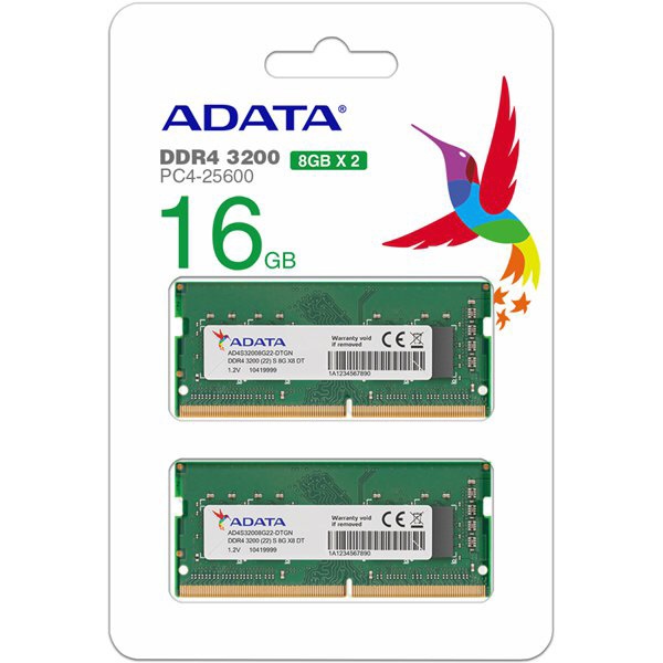 ADATE 8GB×2枚 DDR4 3200