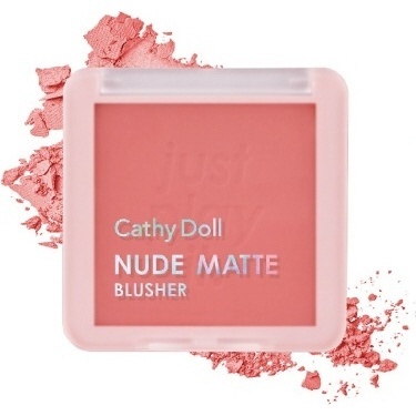 Cathy Doll（キャシードール）ヌードマットブラッシャー02 Easy Peach 日本機能性コスメ研究所｜Japan Functinal  Cosmetic Laboratory 通販
