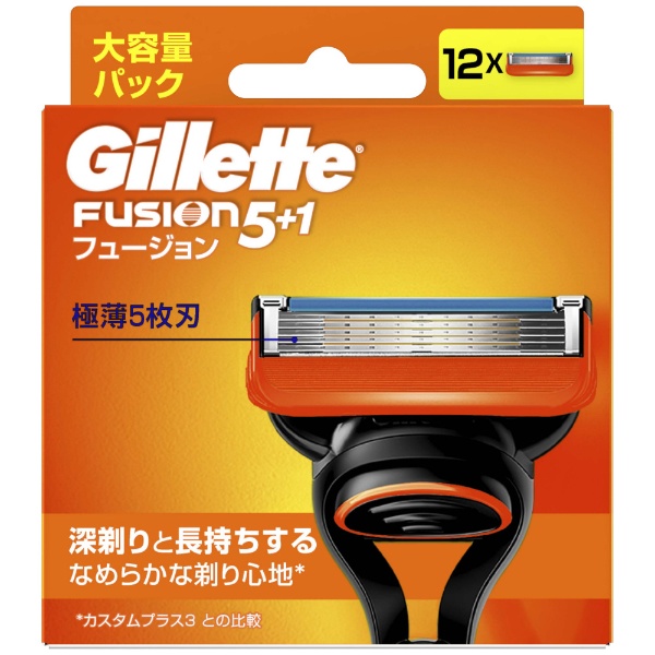 ビックカメラ.com - Gillette（ジレット）フュージョンマニュアル替刃12個入