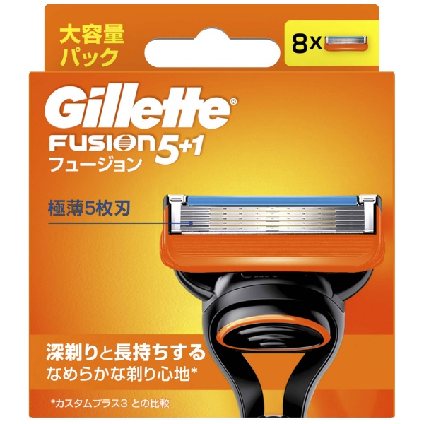 Gillette（ジレット）フュージョンマニュアル替刃8個入