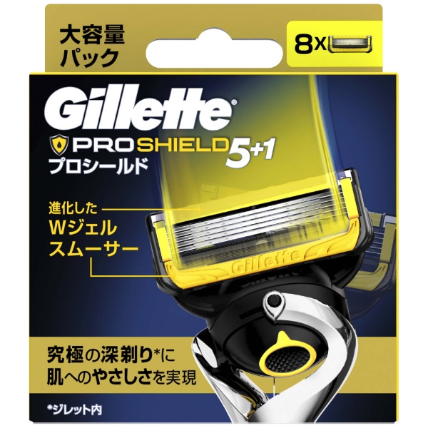 Gillette（ジレット）プロシールド替刃8個入 ジレット｜Gillette 通販 ...