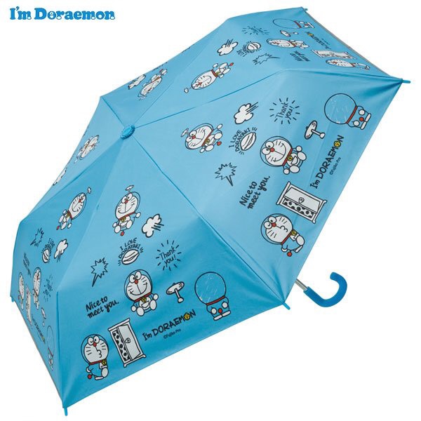 新色 子供用 晴雨兼用 折りたたみ傘50cm Ubotsr1 アイムドラえもん 晴雨兼用傘