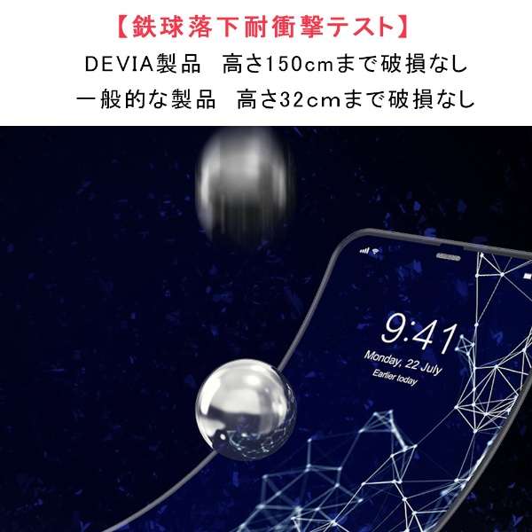 iPhone 13 miniΉ 5.4inchStar Series Entire view Tempered Glass (1pcs/box) DEVIA clear DEVIA4246 yïׁAOsǂɂԕiEsz_3