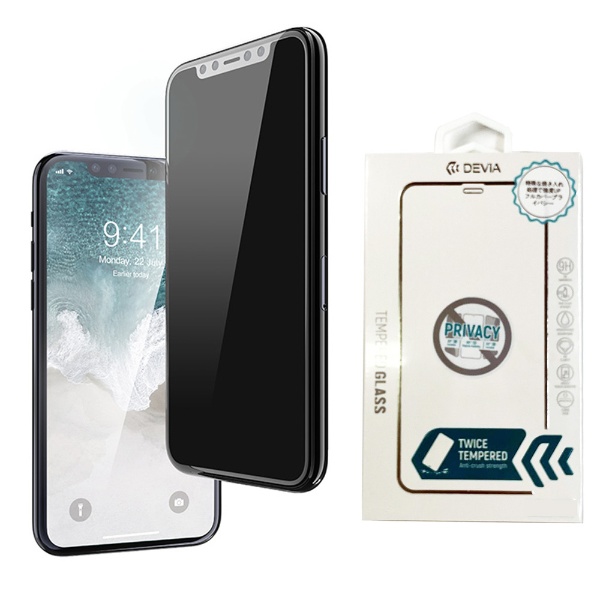 iPhone 13 / 13 Proб 6.1inch 2㎥3 Van Series Full Screen Privacy Twice-Tempered Glass DEVIA black DEVIA4259