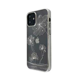 iPhone 13 Pro Ή Crystal Flora  Series case DEVIA silver DEVIA4326 yïׁAOsǂɂԕiEsz