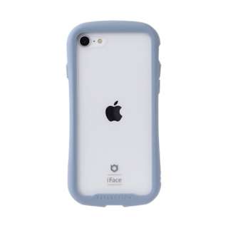 iPhoneSE（第3・2世代）/8/7専用]iFace Reflection強化ガラスクリアケース iFace ペールブルー 41-935491