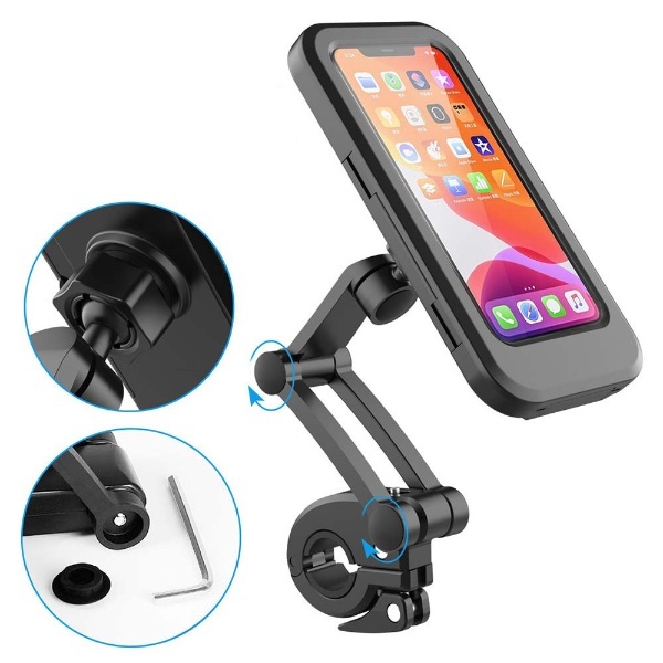 スマホ 自転車ホルダー iPhone 携帯ホルダー