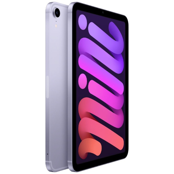 【SIMフリー】iPad mini（第6世代） A15 Bionic 8.3型 Wi-Fi + Cellularモデル ストレージ：64GB  デュアルSIM（nano-SIMとeSIM） MK8E3J/A パープル