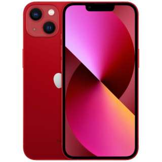【SIMフリー】iPhone 13 A15 Bionic 6.1型 ストレージ：256GB デュアルSIM（nano-SIMとeSIMx2） MLNL3J/A (PRODUCT)RED