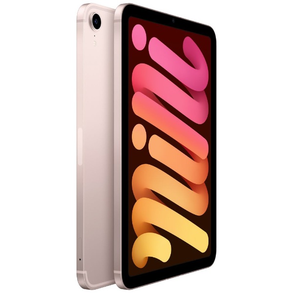 【SIMフリー】iPad mini（第6世代） A15 Bionic 8.3型 Wi-Fi + Cellularモデル ストレージ：256GB  デュアルSIM（nano-SIMとeSIM） MLX93J/A ピンク