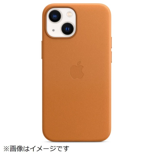 ビックカメラ.com - 【純正】MagSafe対応 iPhone 13 mini レザーケース ゴールデンブラウン MM0D3FE/A  ゴールデンブラウン