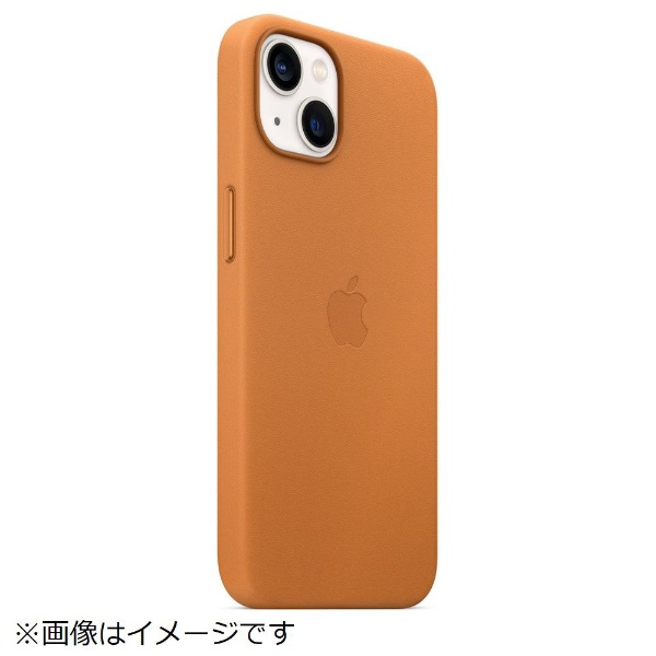 純正】MagSafe対応 iPhone 13 レザーケース ゴールデンブラウン
