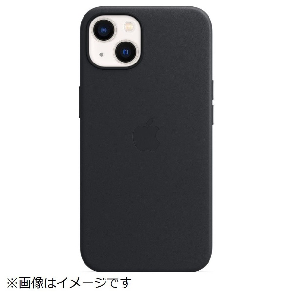 【新品】純正 iPhone 13 レザーケース・ミッドナイト