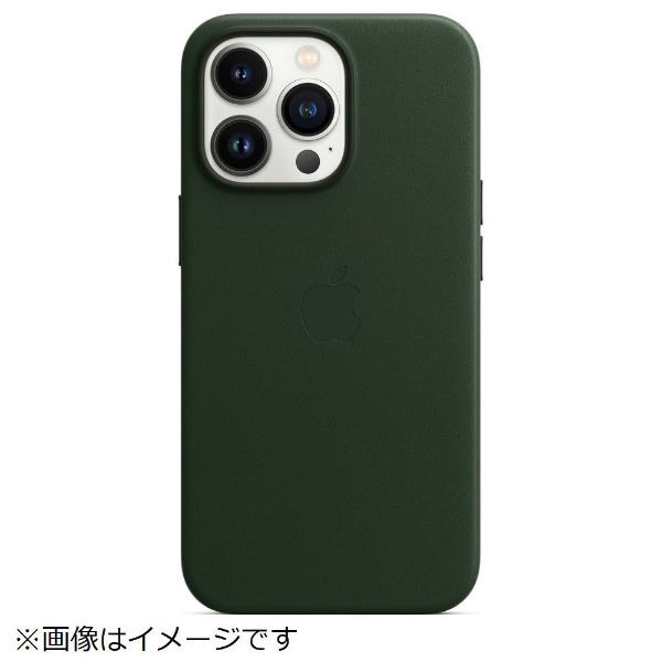 【純正】MagSafe対応 iPhone 13 Pro レザーケース セコイアグリーン MM1G3FE/A