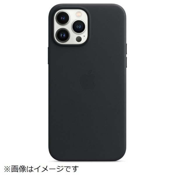 【純正】MagSafe対応 iPhone 13 Pro Max レザーケース ミッドナイト MM1R3FE/A ミッドナイト  【処分品の為、外装不良による返品・交換不可】