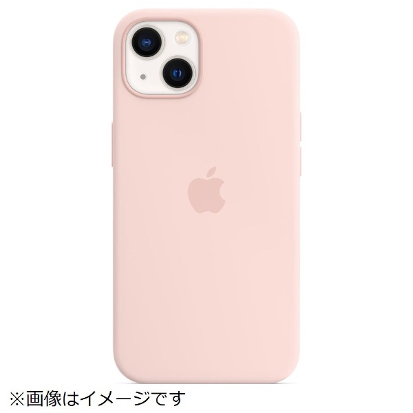 【純正】MagSafe対応 iPhone 13 シリコーンケース チョークピンク MM283FE/A