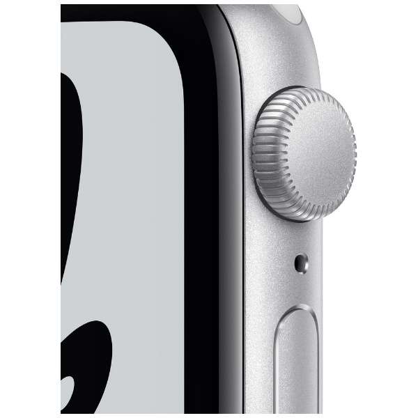 Apple Watch Nike ＳＥ(ＧＰＳ型号)40mm银铝包和纯的白铂/黑色Nike运动带银铝MKQ23J/A(第1代)_2