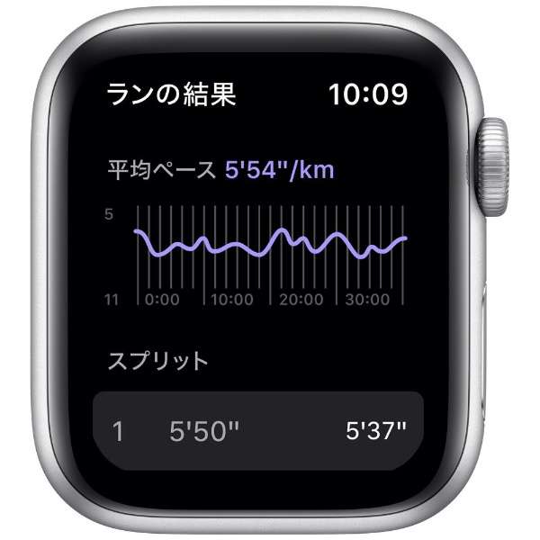 Apple Watch Nike ＳＥ(ＧＰＳ型号)40mm银铝包和纯的白铂/黑色Nike运动带银铝MKQ23J/A(第1代)_3