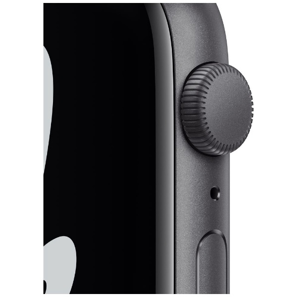 Apple Watch Nike SE（GPSモデル）44mmスペースグレイアルミニウムケースとアンスラサイト/ブラックNikeスポーツバンド  スペースグレイアルミニウム MKQ83J/A （第1世代）