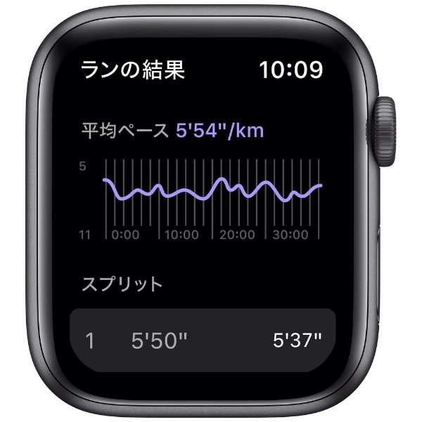 Apple Watch Nike ＳＥ(ＧＰＳ型号)44mm空间灰色铝包和ansurasaito/黑色Nike运动带空间灰色铝MKQ83J/A(第1代)_3