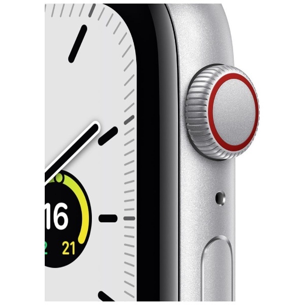 Apple Watch SE（第1世代：GPS+Cellularモデル）44mm シルバーアルミニウムケースとアビスブルー/モスグリーンスポーツループ  MKT03J/A （第1世代） アップル｜Apple 通販