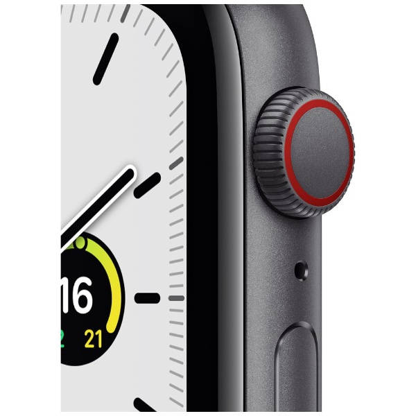 Apple Watch SE第1世代：GPS+Cellularモデルmmスペースグレイ