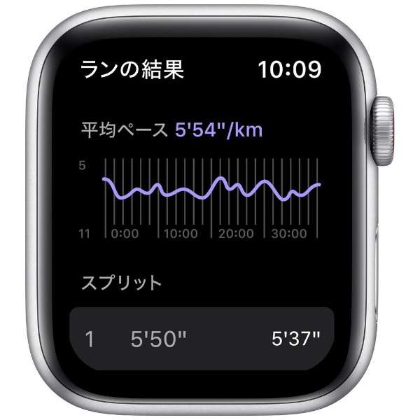 Apple Watch Nike ＳＥ(GPS+Cellular型号)44mm银铝包和纯的白铂/黑色Nike运动带银铝MKT63J/A(第1代)_3