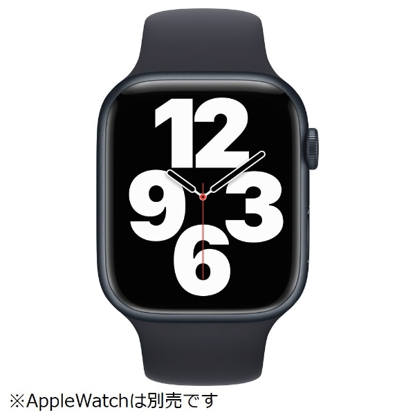 新品 純正 Apple watch スポーツバンド 45mm ミッドナイト 黒
