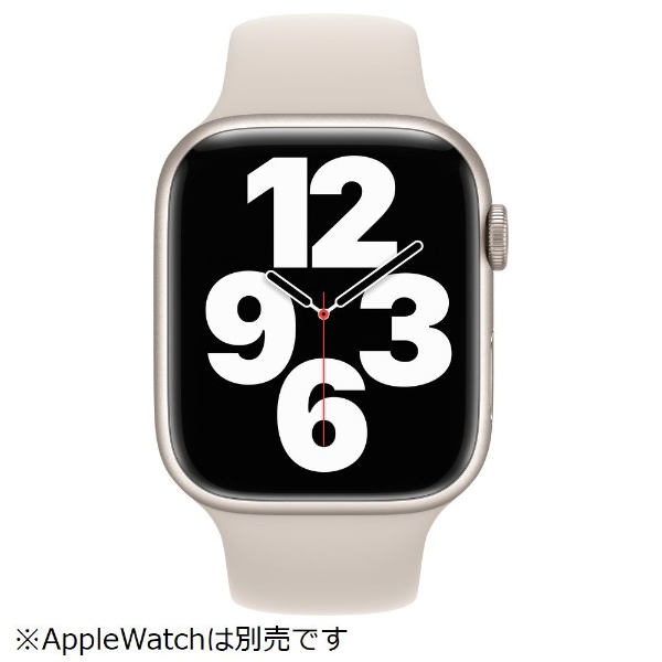 【Apple Watch 7】45mm／NIKEブラックバンド／スターライト