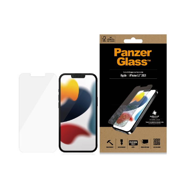 PanzerGlass 保護ガラスフィルム スタンダードフィット クリア 抗菌 9H 6.1インチ 2021 信頼 2020A W新作送料無料 2742 iPhone Mohs 7.0