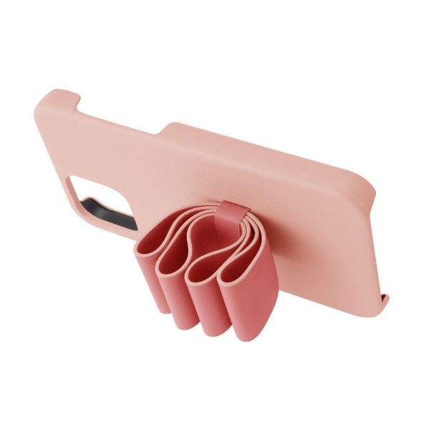 LANVIN en Bleu - Slim Wrap Case Stand & Ring Ribbon 2-Tone for iPhone 13 [  Baby Pink/Vivid Pink ] LANVIN en Bleu　ランバンオンブルー ピンク/ピンク LBR2BPVWPIP2161