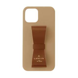 LANVIN en Bleu - Slim Wrap Case Stand & Ring Ribbon 2-Tone for iPhone 13 [ Retro Red/Terracotta ] LANVIN en Bleu@oIu[ LBR2RRTWPIP2161