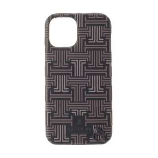 LANVIN COLLECTION - Shell Case Signature with Neck Strap for iPhone 13 [ Black ] LANVIN COLLECTION@oRNV LCSIBLKSCNSIP2161